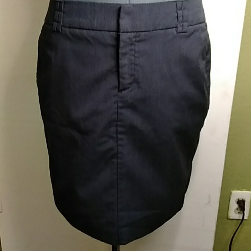 Punk Pinstripe Apostrophe Skirt